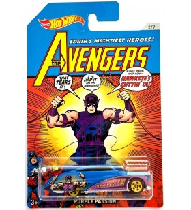Hot Wheels Avengers No2 Hawkeye Purple Passion